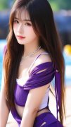 个男孩经常抱她